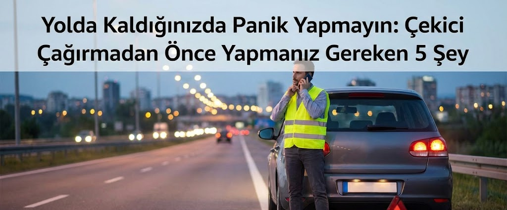 Çekici Çağırmadan Önce Yapmanız Gereken 5 Şey